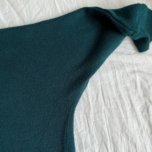 FOREVER 21 3/4 length teal sweater - Picture 7 of 7